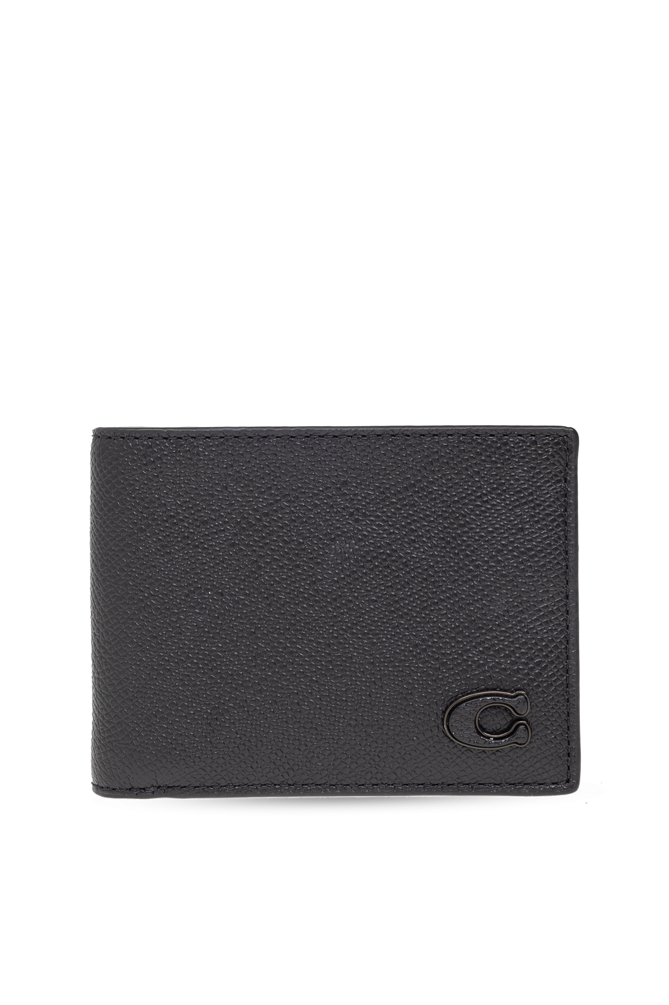 Black Leather wallet Coach Vitkac GB